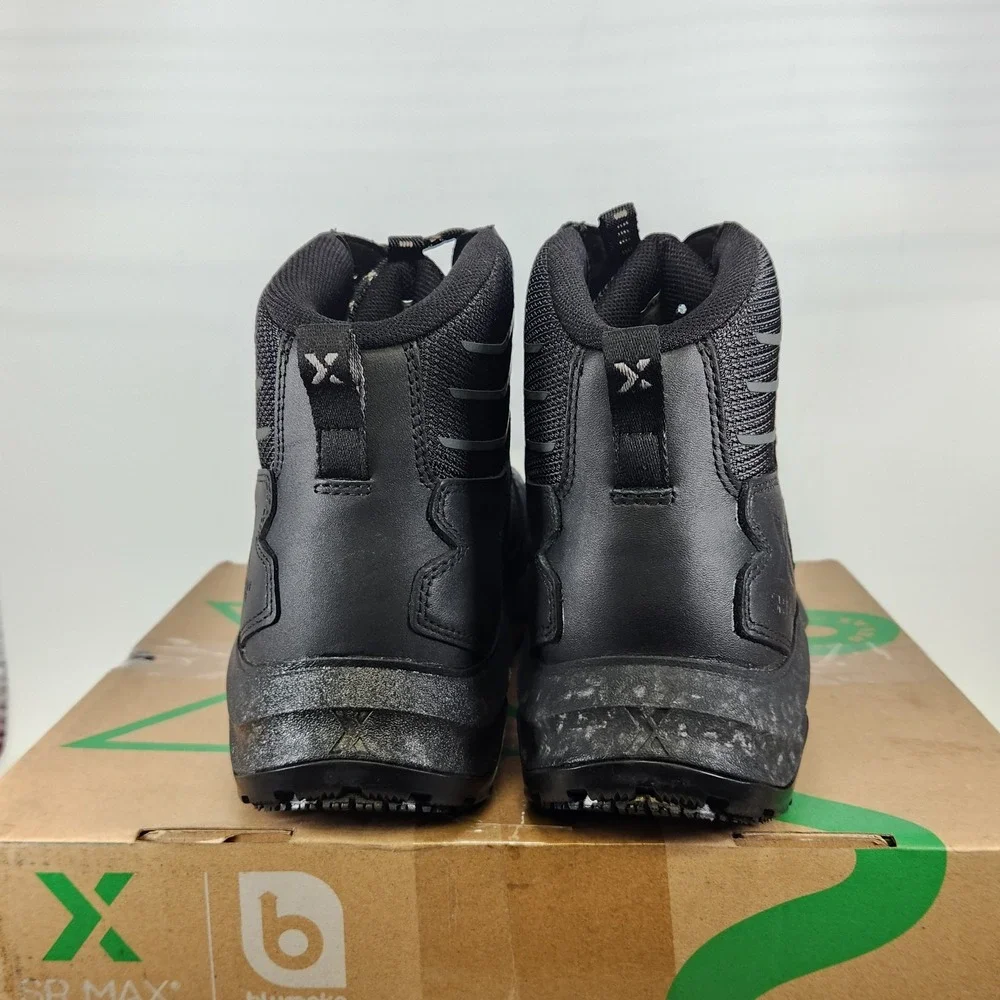 SR Max Ridgway Work Boots Mens Size 10.5 Black Alloy Toe Waterproof Hikers